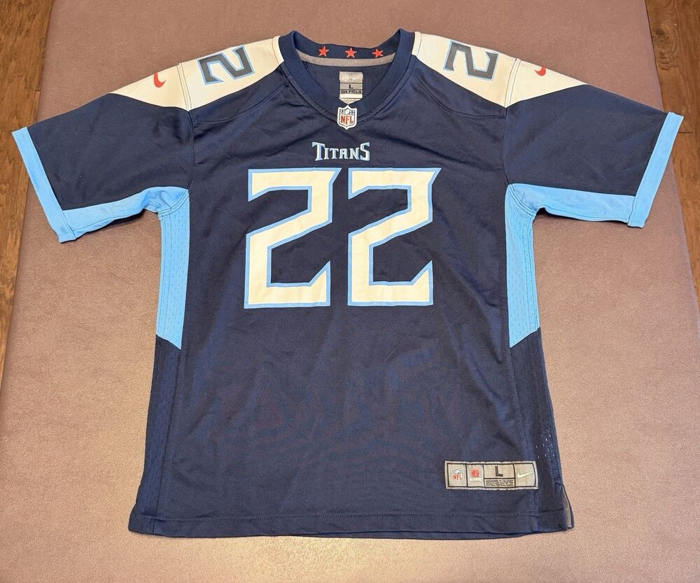 Derrick Henry #22 Tennessee Titans Nike NFL On Field Jersey Size Youth Large YL